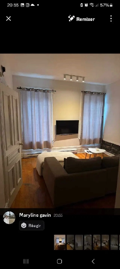 Jolie appartement avec 2 chambres et 1 salle de bain Image# 8