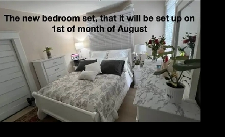 Brand new Furnished 2 rooms,in 3-bed apart,High Park,Keele/Bloor Image# 4