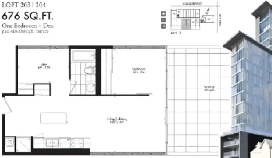 PREMIUM 1BR DEN - YOUNG PROFESSIONALS - DOWNTOWN RENTON Image# 7