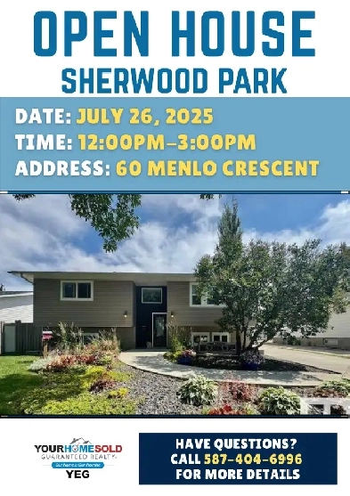 Open House - Sherwood Park! Image# 1