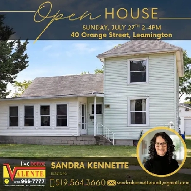OPEN HOUSE SUNDAY JULY 27th 2-4pm 40 Orange St, Leamington ON Image# 1