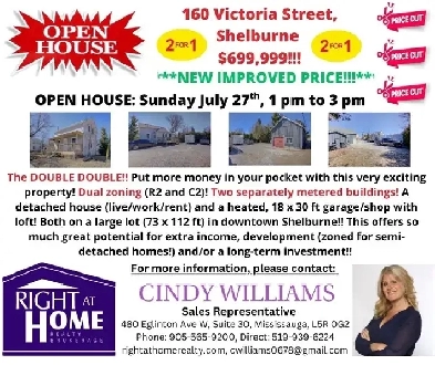 A golden 2 for 1 real estate opportunity! OPEN HOUSE SUNDAY! Image# 1