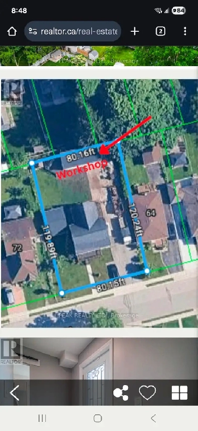 40' x 120' build lot for sale in Cambridge Image# 2