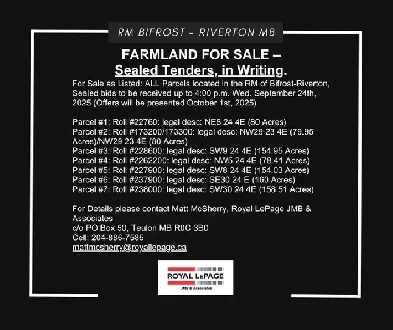 LAND FOR SALE - BY TENDER Image# 1