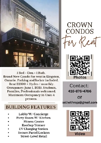 condo in kingston for rent Image# 1