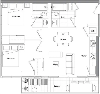 ️ Concord Canada House | 2 Bed 2 Bath | SW View | $799,990 Image# 1