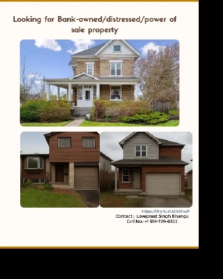 Bank-owned/Distressed/Power of sale properties Image# 1