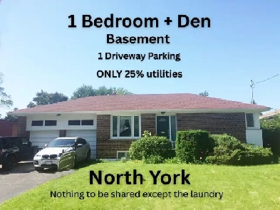 1 Bedroom   Den basement apartment Image# 1