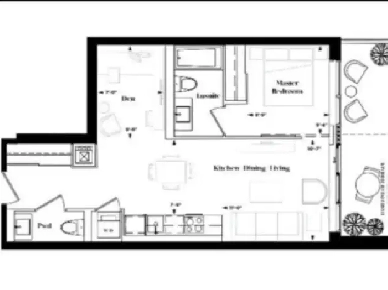 1bd   Den   parking Spacious  safest condo in Newmarket, Ontario Image# 4