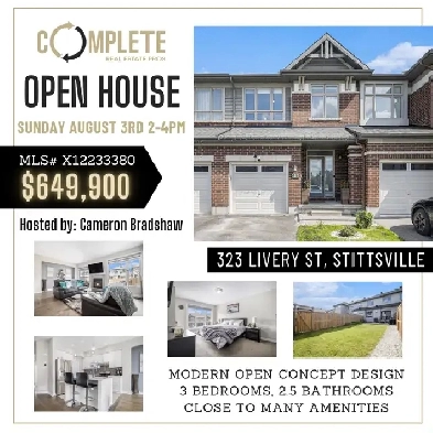 OPEN HOUSE Aug 3rd 2-4pm! Modern 3 Bed, 2.5 Bath, Stittsville Image# 10