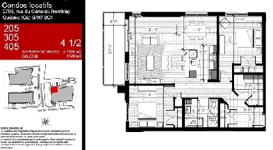 Cession 4 ½ lumineux à Ste-Foy – Dispo 1er oct.   Prime de 3832$ Image# 6