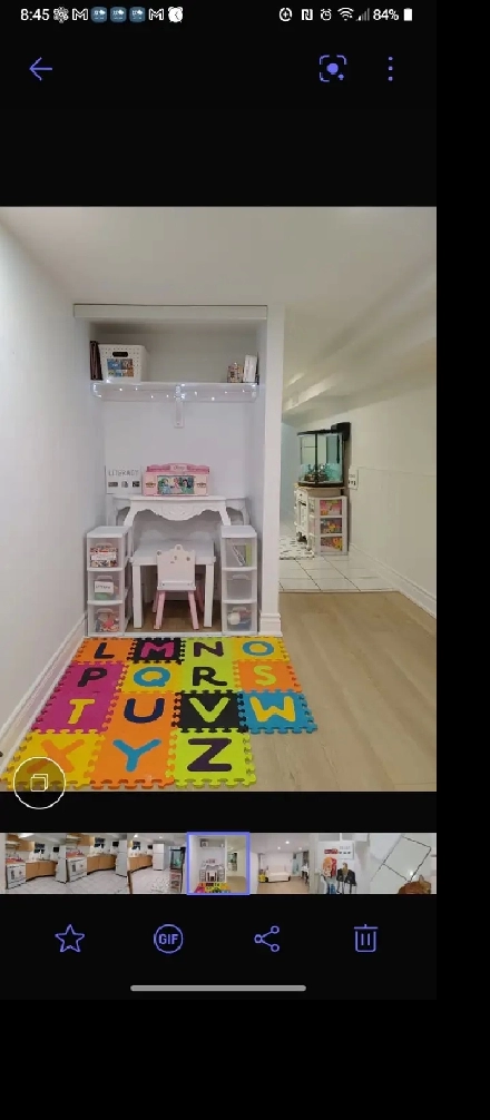 Ossington & Davenport nice 1 room bsmt unit available Sep 1 Image# 1