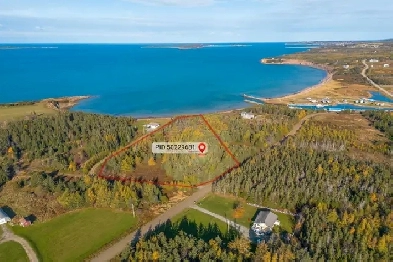 6-Acre Sandy Beachfront Lot, Judique, Cape Breton $499,999 Image# 1