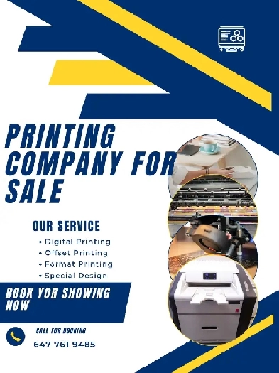 Business For Sale established printing company Image# 1