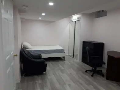 Beautiful, Pvt.AC Studio Basement for Rent in Markham-Males Only Image# 1