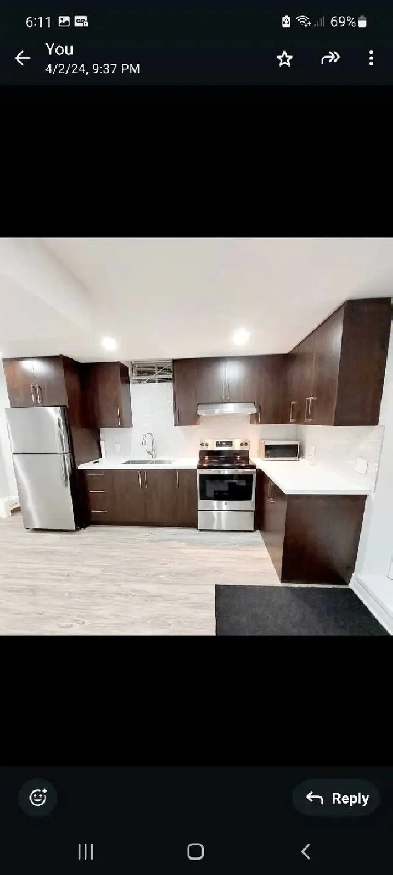 One Bedroom Basement for Rent Image# 2