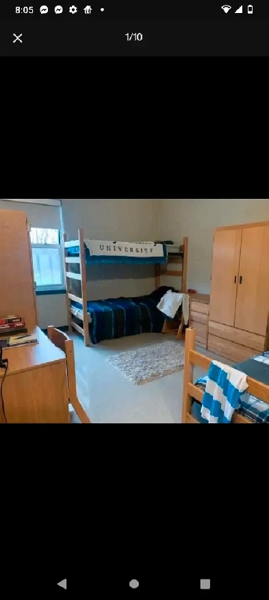 BED IN STUDENT DORM INTERNATIONAL STUDENTS WELCOME Image# 1