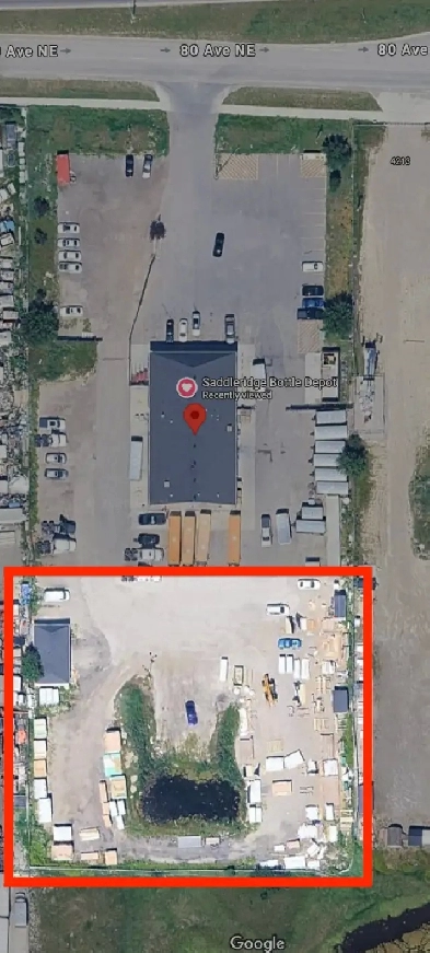 For Rent 4207 80 Ave NE  Land/ Storage/Parking/Framing /Truck Image# 1