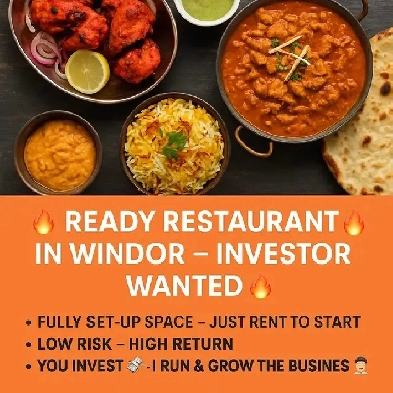 Investor Opportunity – Restaurant Ready to Launch in Windsor Image# 1