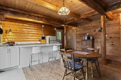 Waterfront Prime Scribed Cedar Log Home! Image# 6