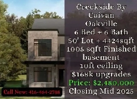 Creekside by Caivan | 6 Bed   6 Bath | 4424 SQFT Image# 1