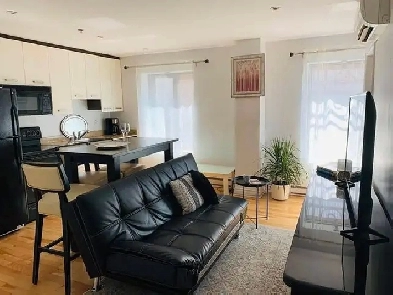 Bedroom & Den, 2 Bath Apartment – Downtown Montreal, Furnished Image# 1