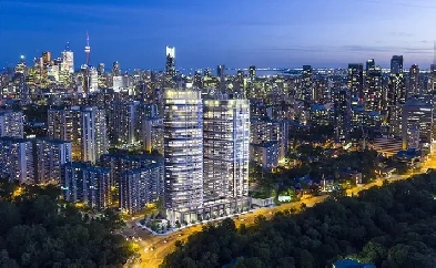 DT - 1B1B in 2B2B Luxury Condo next to Subway & UofT & CMU Image# 1