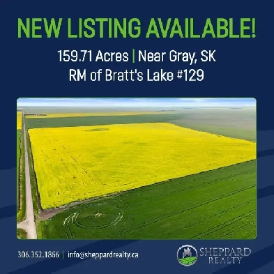 Premium Regina Heavy Clay Farmland in RM of Bratts Lake #129 Image# 6