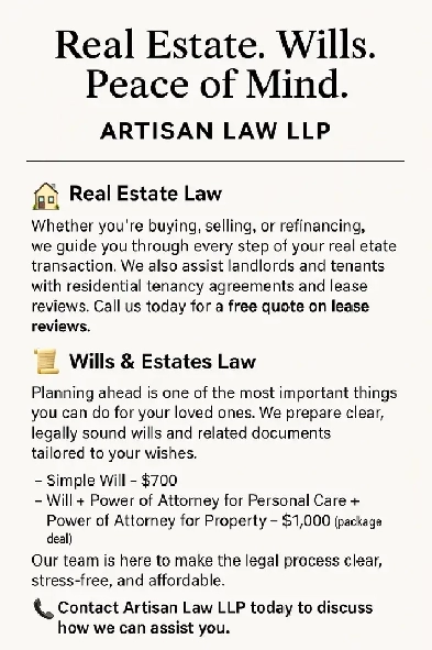 LEGAL SERVICES FOR REAL ESTATE, WILLs and POAs Image# 1