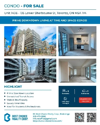 (FOR SALE) Prime Downtown Living at Time and Space Condo !! Image# 1