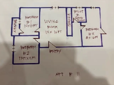 3 bedroom apartment for rent Image# 1