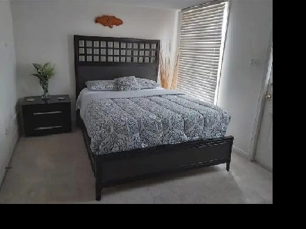 One private furnished luxury bedroom for $60 daily rate rental. Image# 1