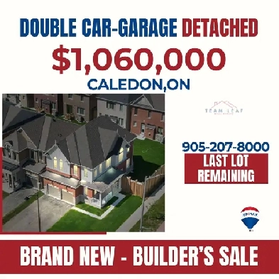double car garage- DETACHED - CALEDON - Image# 1