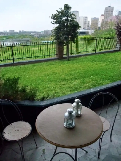 Furnished, 2 bdrm, downtown condo w/ river view, 2 park stalls Image# 1