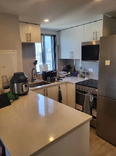 3 1/2 apartment for lease (Sept) - furniture to give away. Image# 1