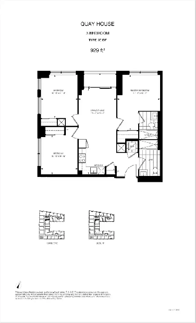 3 Bed 2 Bath Parking/Locker/ Waterfront Image# 2