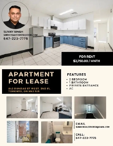 2 Bedroom,   Den, 1 Bath Apartment Image# 3
