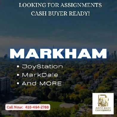 Looking for Assignments in Markham – Cash Buyers Ready! LookingL Image# 1
