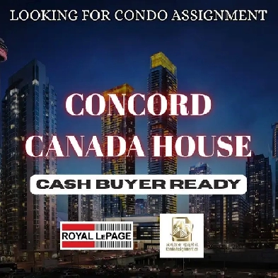 We are looking for Concord Canada House ASSIGNMENTS to SELL!We a Image# 1