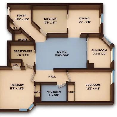 Spacious 2 Bed   Solarium Condo | Prime Location Near Square One Image# 2