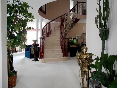 Furnished room with fireplace and private bathroom Image# 1