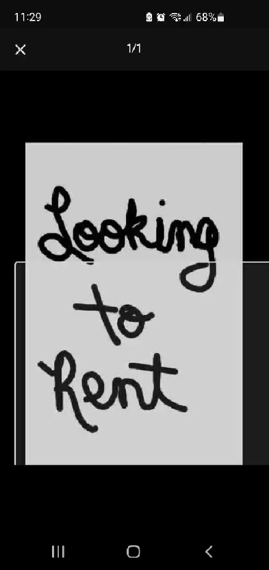 Seeking a 1 Bedroom or Bachelor Apt To Rent Image# 1