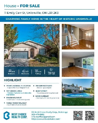 Charming Unionville Family Home in Top School District Image# 1