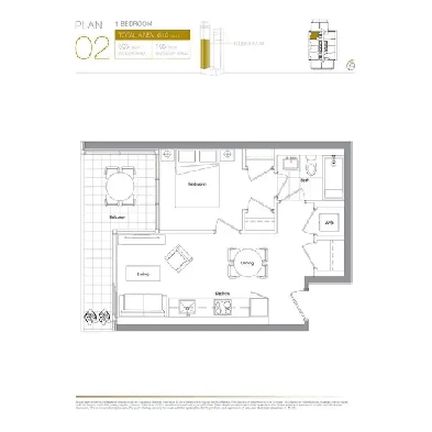 $20K OFF! Concord Canada House 1 Bed High Floor – Occupancy Sept Image# 1