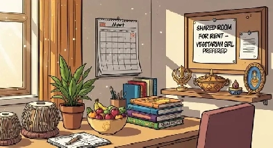 Shared Room Available for Vegetarian Girl - Only $400 Image# 1