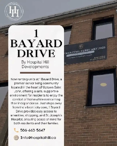 NOW LEASING – BRAND NEW APARTMENTS IN UPTOWN SAINT JOHN! Image# 3
