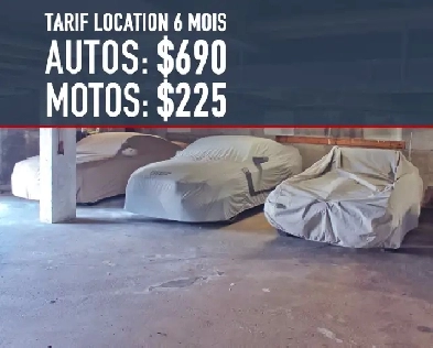 Entreposage Hiver Véhicule Moto à Louer - Laval Chomédey $690 Image# 1
