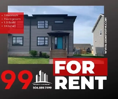 3 Bed 1.5 Semi for Rent in Moncton North Image# 3