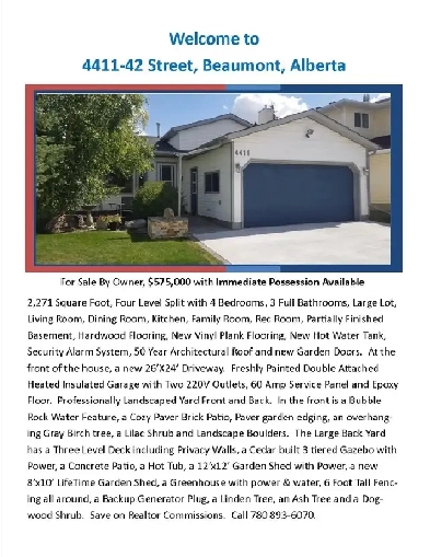4 Bedroom 3 Bath House for Sale in Beaumont AB Image# 7