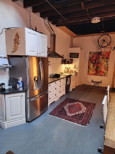 3-Bedroom Loft-Style Apartment Modern Kitchen & Artistic Vibe Image# 1